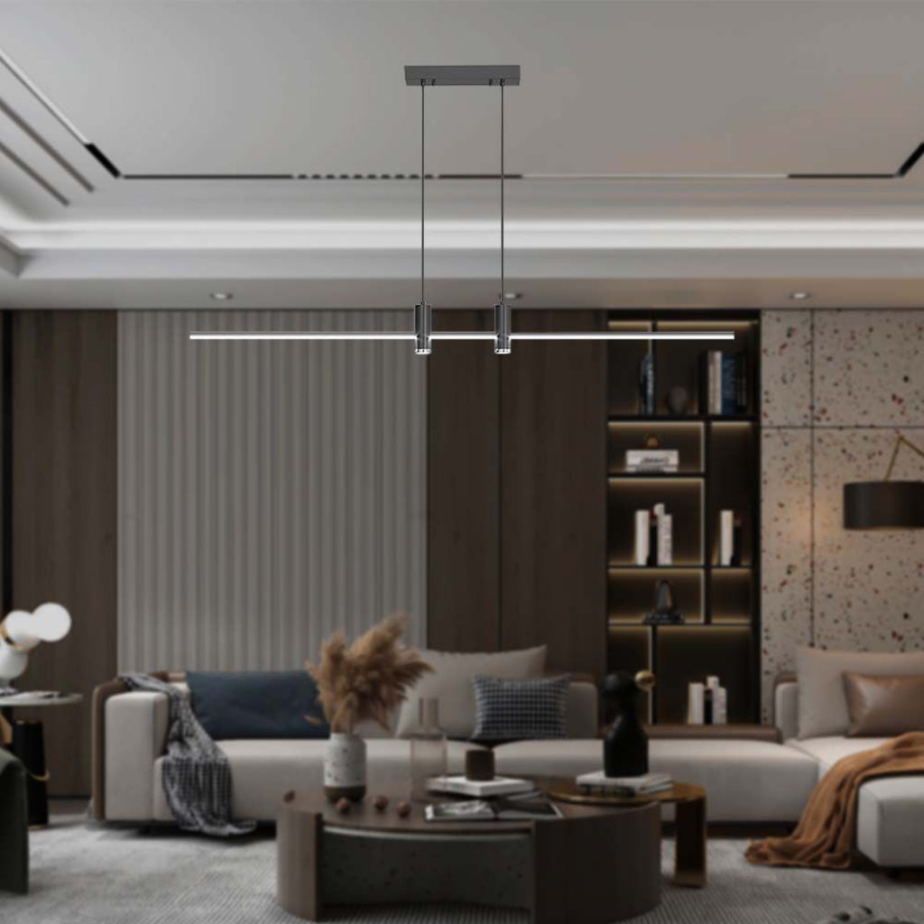 V-TAC Lampadario LED a Sospensione 19W dal Design Moderno 80*115cm Colore Nero 4000k V-TAC Lampadario LED a Sospensione 19W dal Design Moderno 80*115cm Colore Nero 4000k